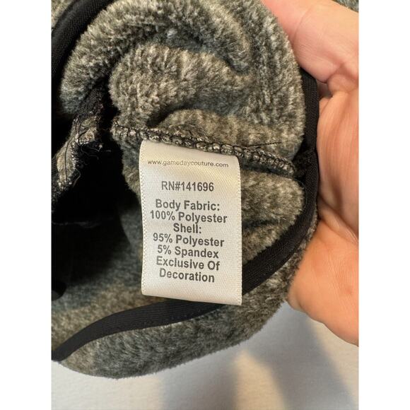 TCU Horned Frogs Fleece Pullover Jacket Women's Size XL Gray Gameday - Picture 7 of 8